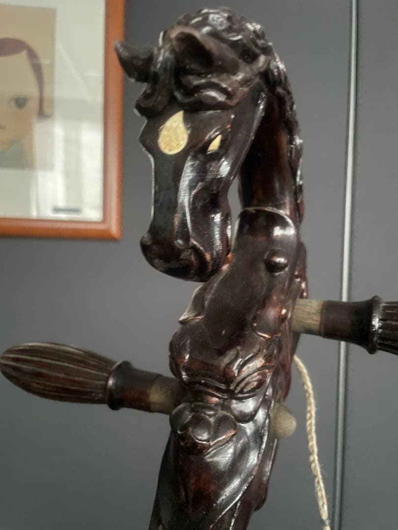 なか馬頭琴、民族楽器　モンゴル