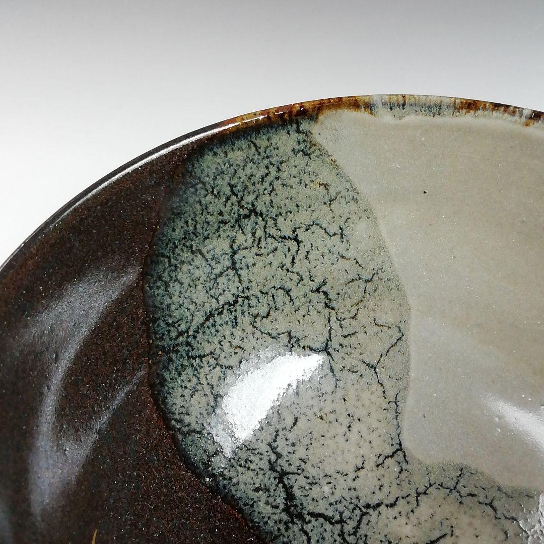 Ｔ８７２　茶碗　『掛分　月にすすき』『宮川香せつ 造』　共箱　抹茶碗　茶道具