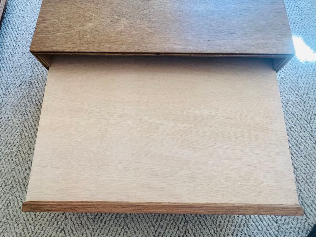 木製アンティーク　スライド棚　乾燥ラック