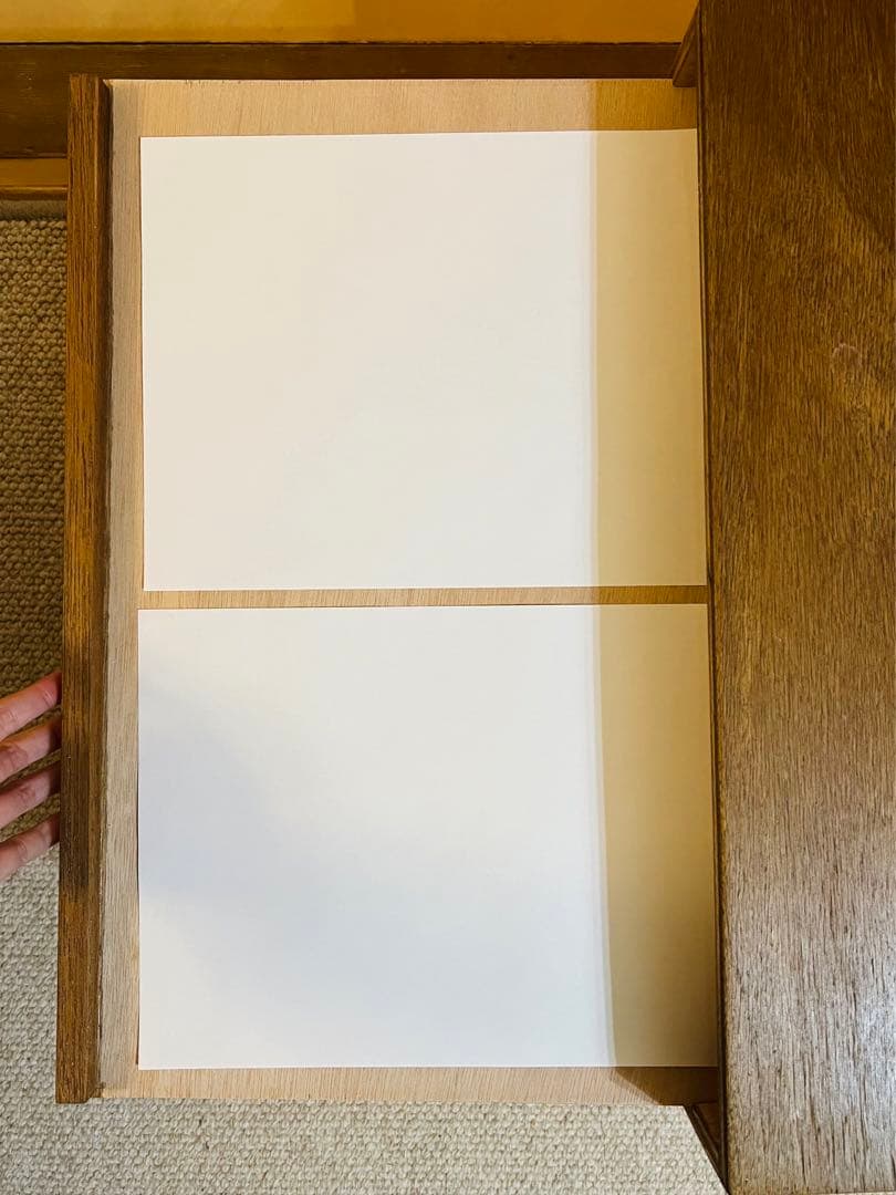 木製アンティーク　スライド棚　乾燥ラック