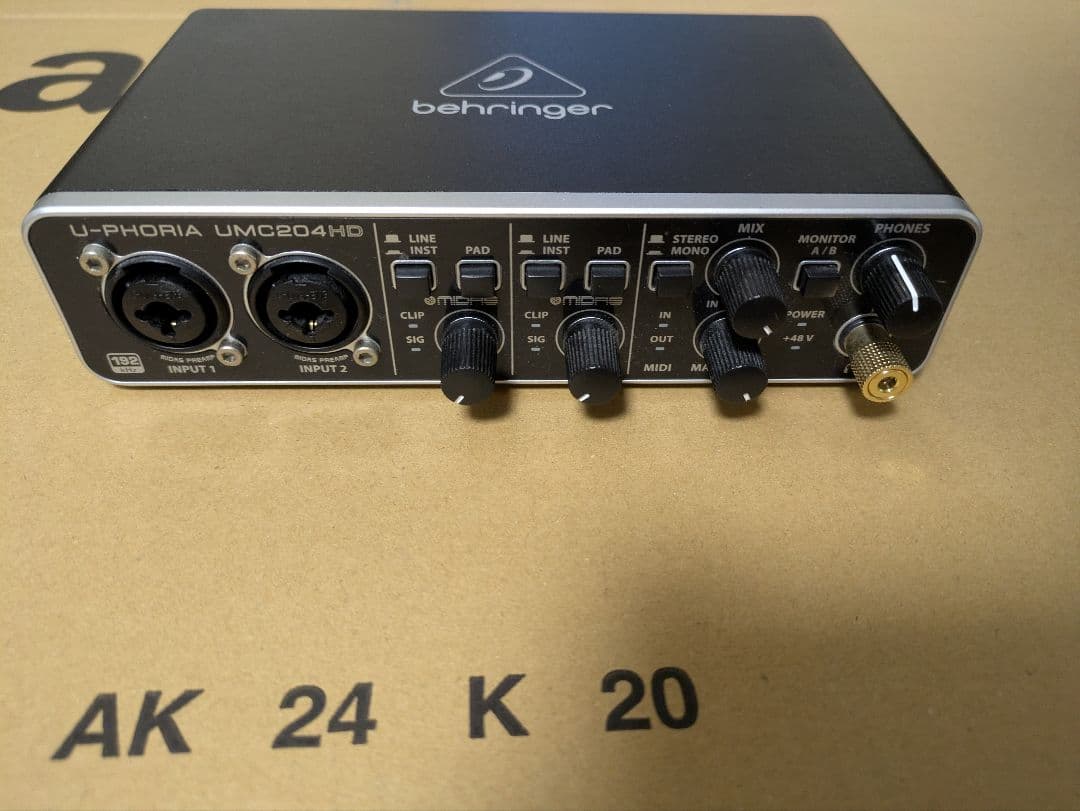 DTM・DAW Behringer U-PHORIA UMC204HD SHURE SE215
