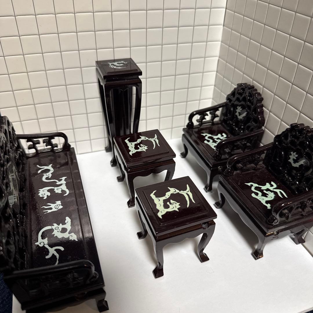 ミニチュア家具セット中国家具　ガスライター