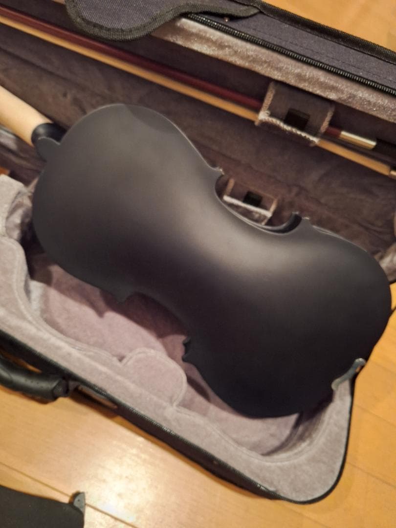 Hallstatt ヴァイオリン サテンブラック V-12/BK 4/4サイズ