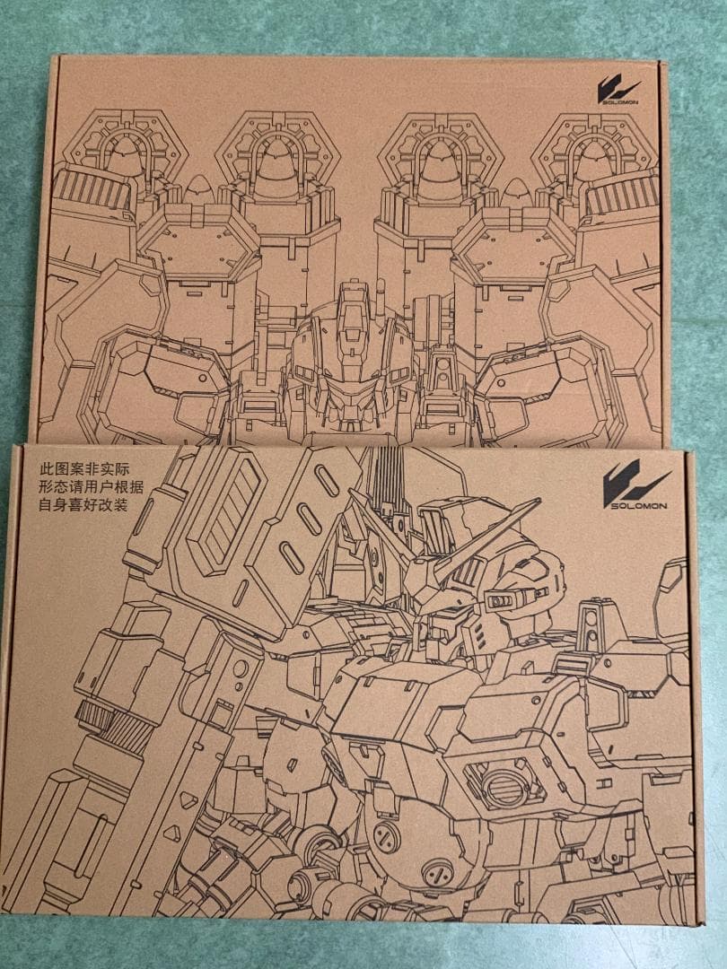 ち*げ様 SOLOMON/ソロモン 1/100 本体＆武器パック＆着替え用透明外