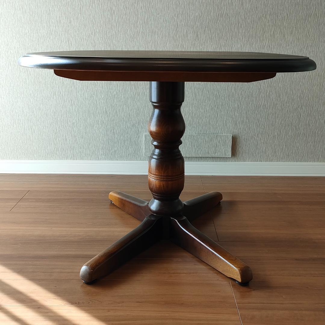 飛騨産業　キツツキマーク　ダイニングテーブル　オーバル型