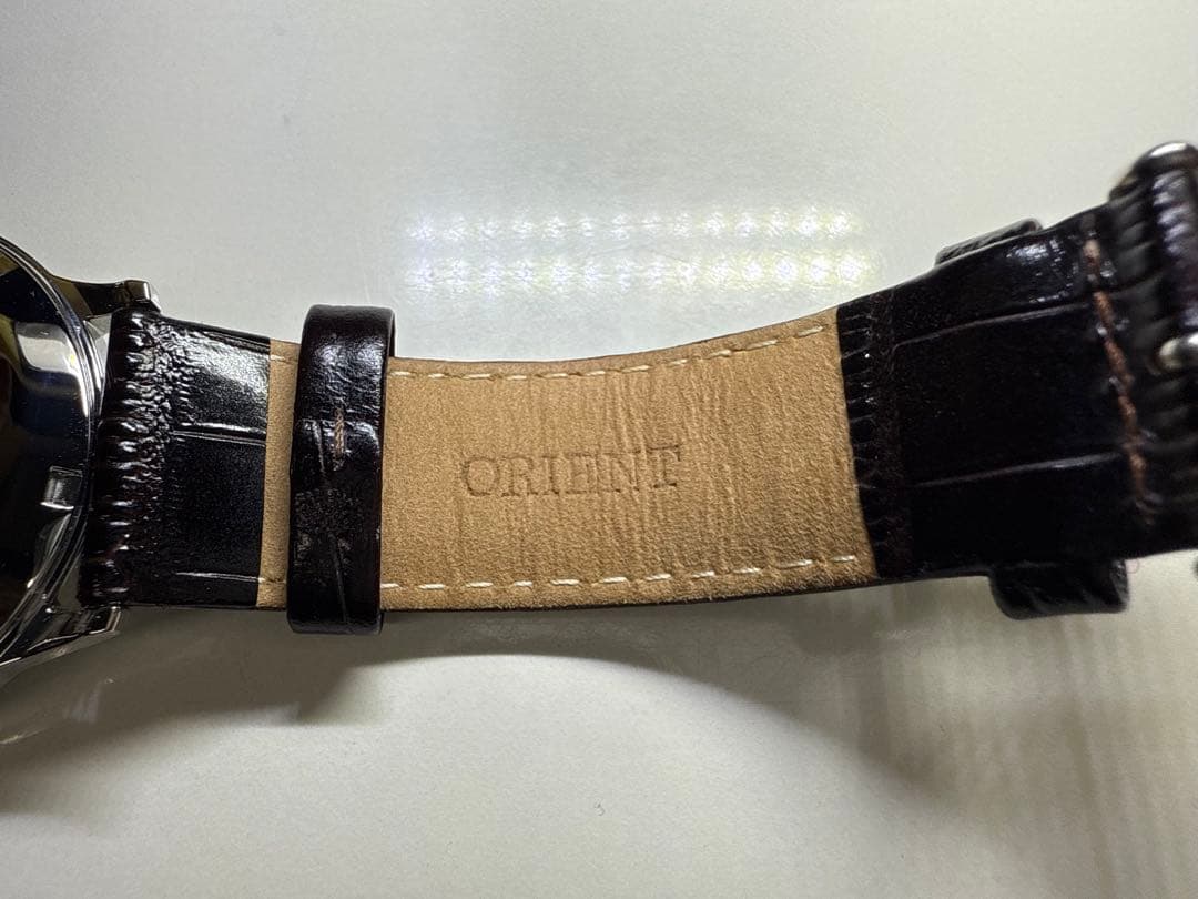 ［最終値］ORIENT バンビーノシリーズ 手巻き付き 自動巻き腕時計