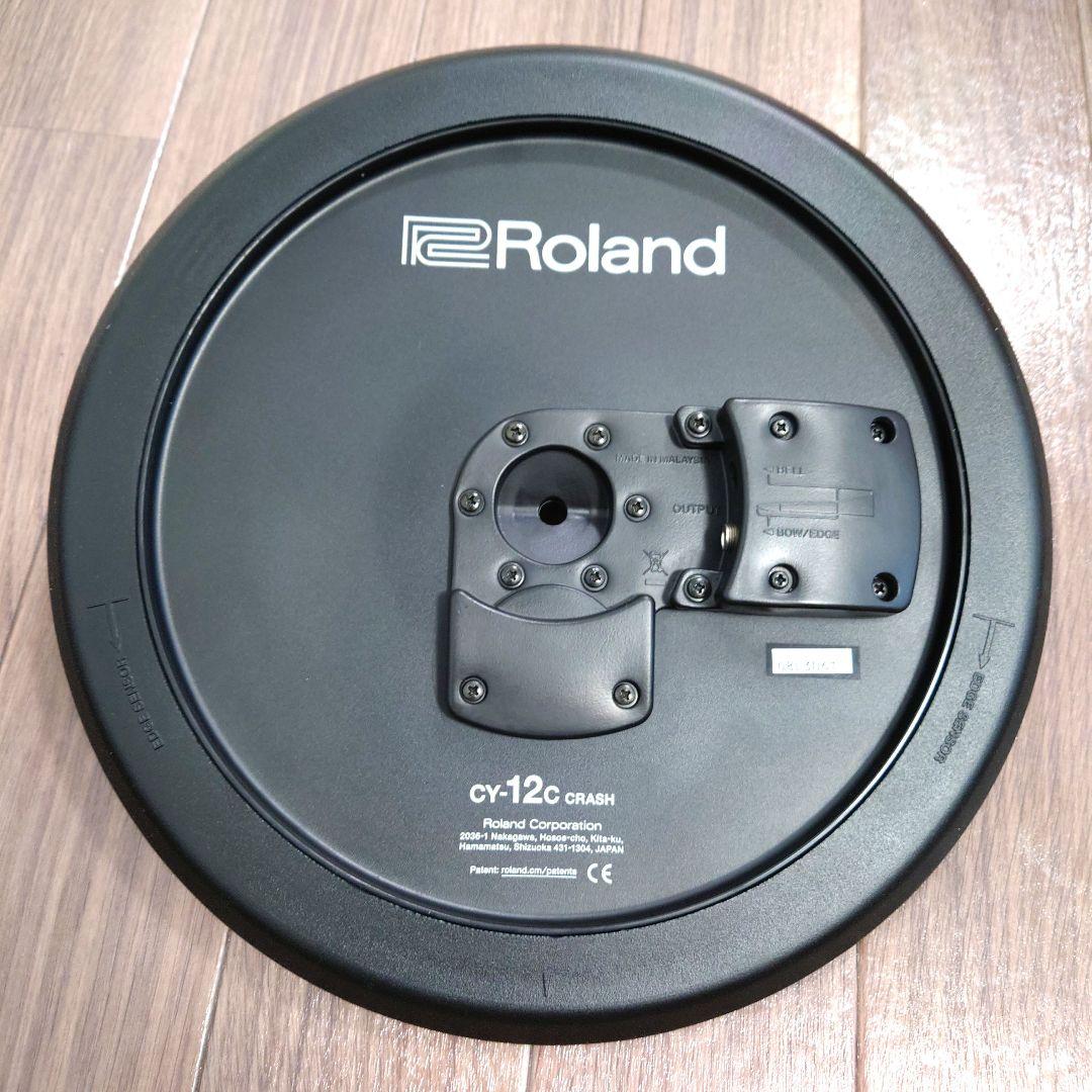 美品 Roland CY-12C BK クラッシュ ①