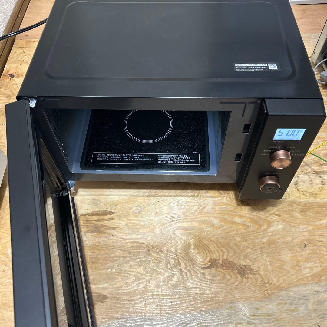 SHARP シャープ 単機能レンジRE-TS174 ブラック　2023年製