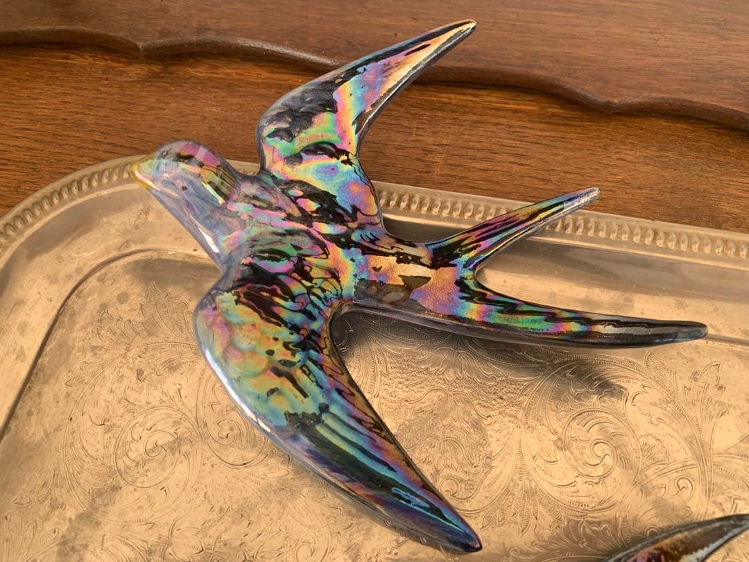 ベルギー　ツバメ　３個セット　壁掛け　ブロカント