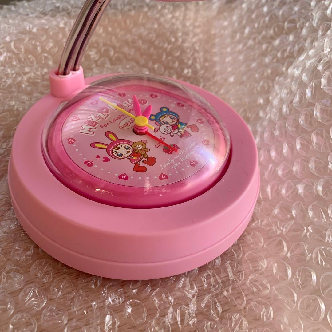 メゾピアノ　ライト付きアラームクロック