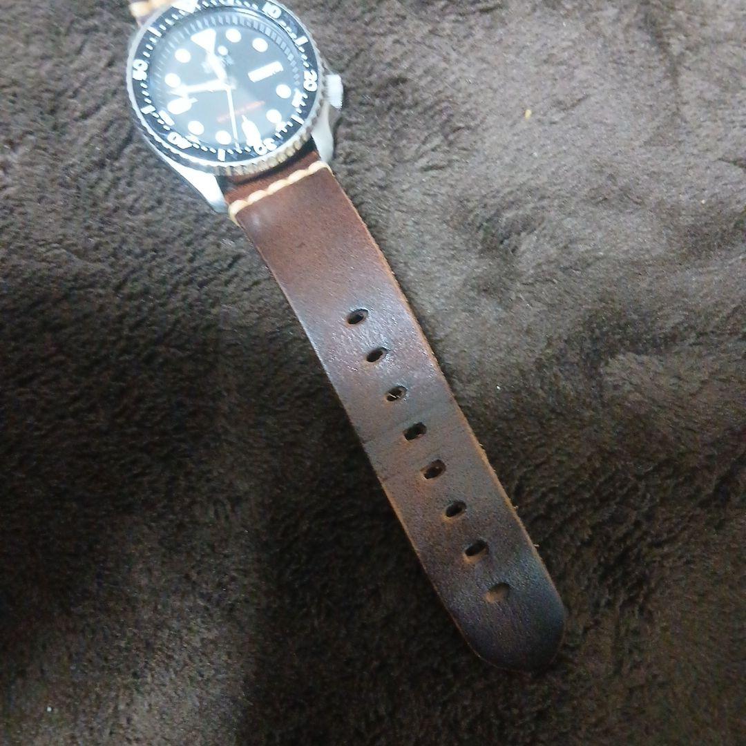 み*読様 SEIKO 7S26-0020 skx007 ブラックボーイ