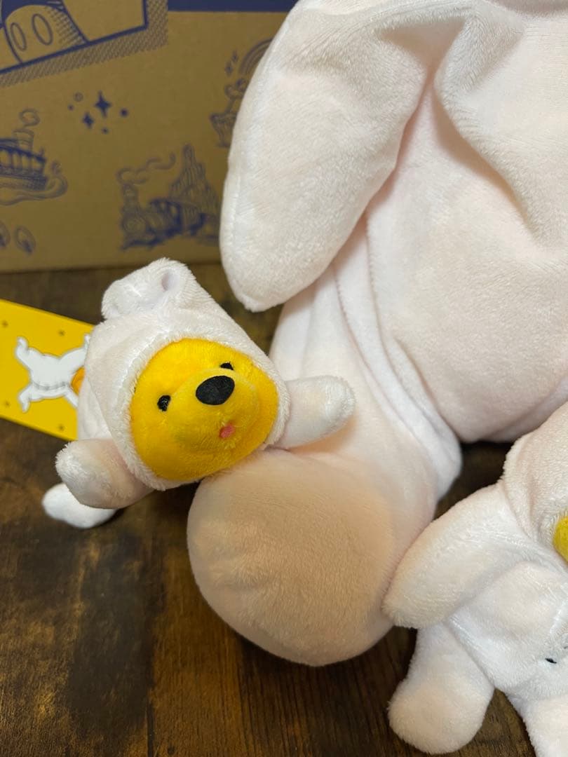 星のプーさん　きらきら星　ぬいぐるみ　プラッシュチェーン　マスコット　3点セット