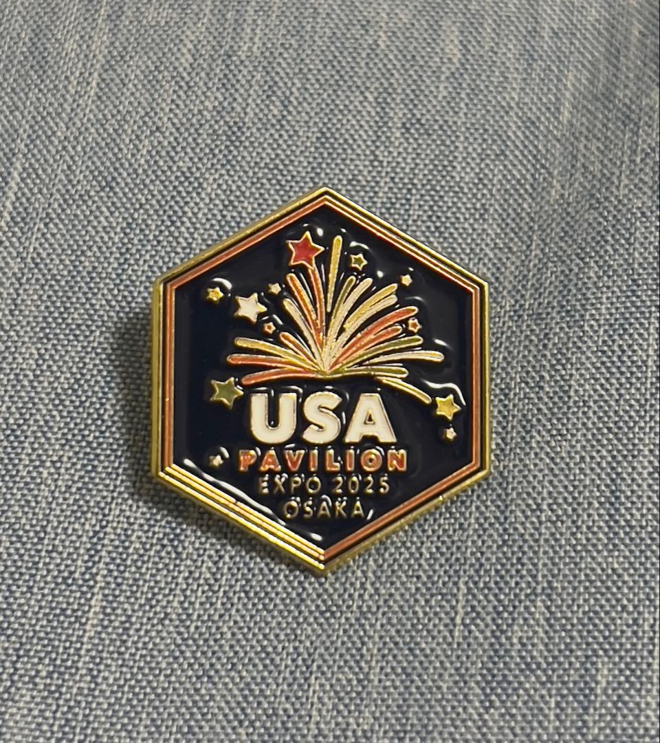 USA Pavilion Expo 2025 ピンバッジ