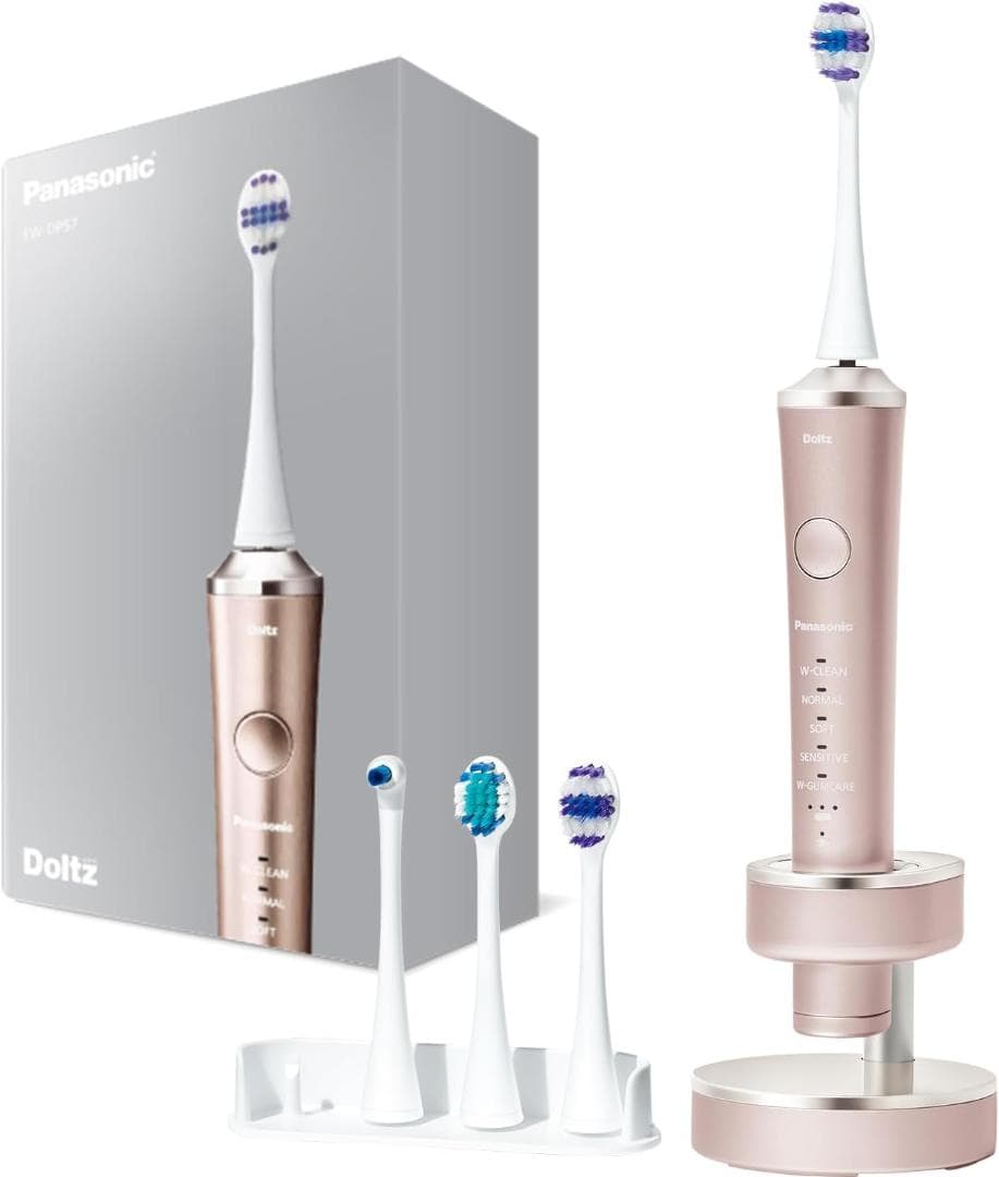 パナソニック 音波振動ハブラシ【 ドルツ】ハイグレードモデル EW-DP57-P