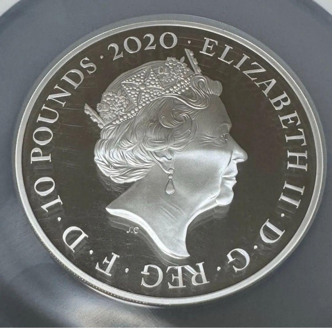 【◎PF70】 ★5oz巨大銀貨★2020 £10 英国 金貨 銀貨
