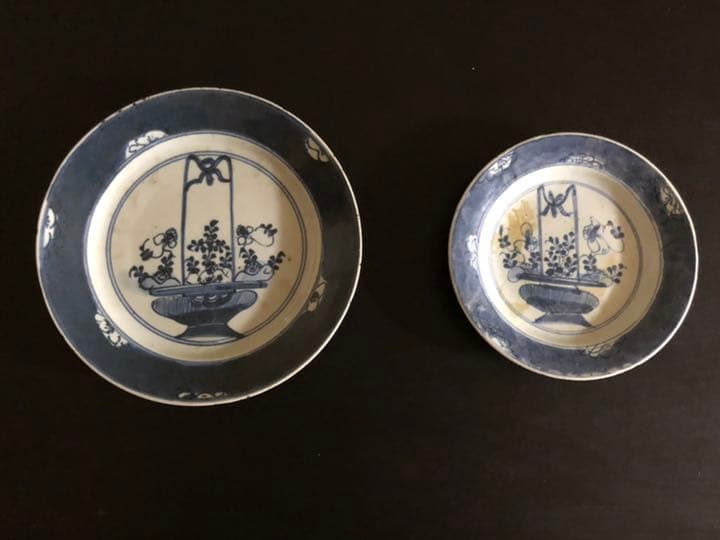 古染付　康熙　青花