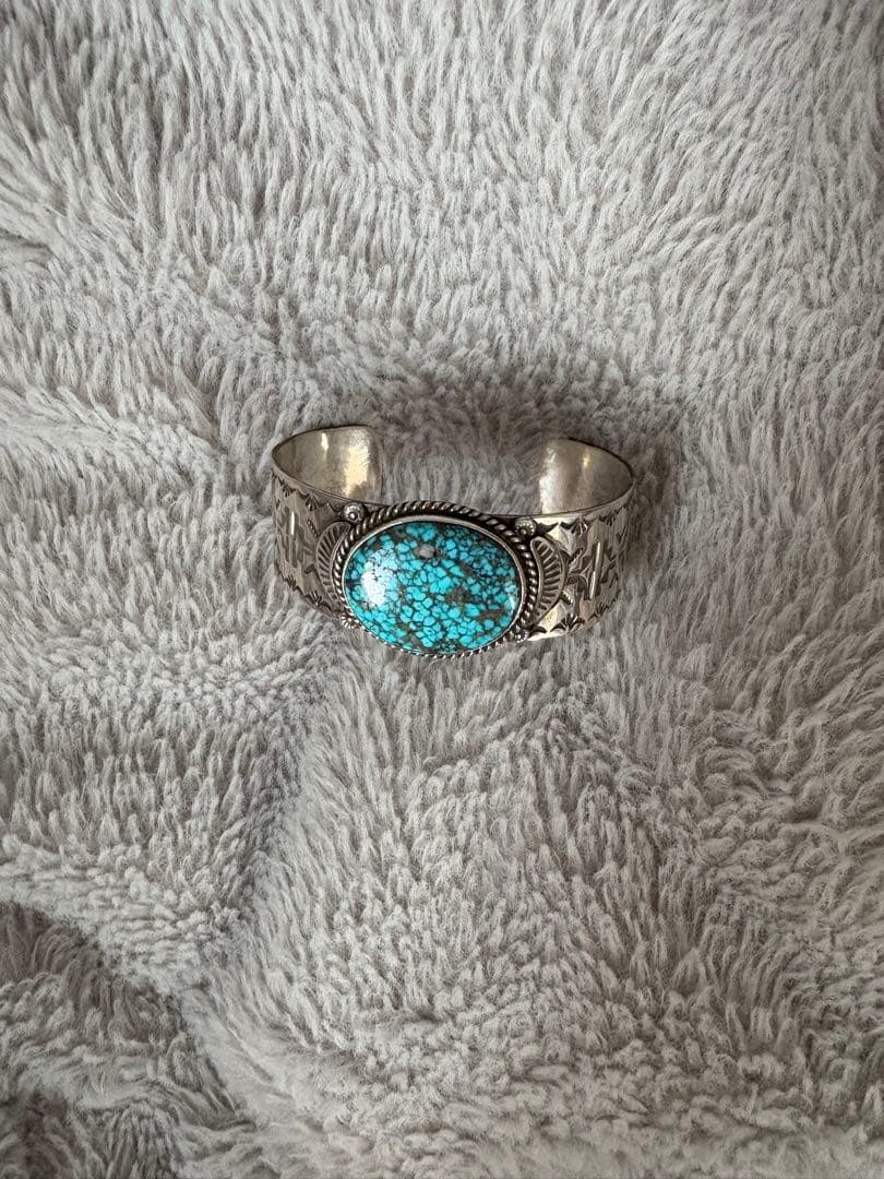 インディアンジュエリー　バングル　silver ターコイズ