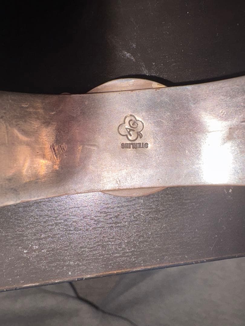 インディアンジュエリー　バングル　silver ターコイズ