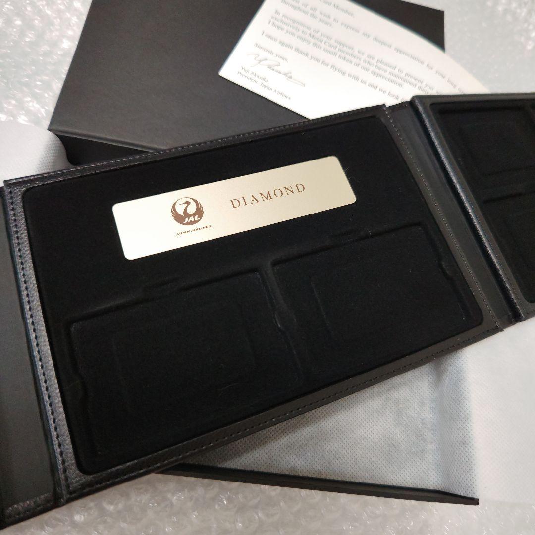 JAL　メタルカードケース　ダイヤモンド　メタル会員