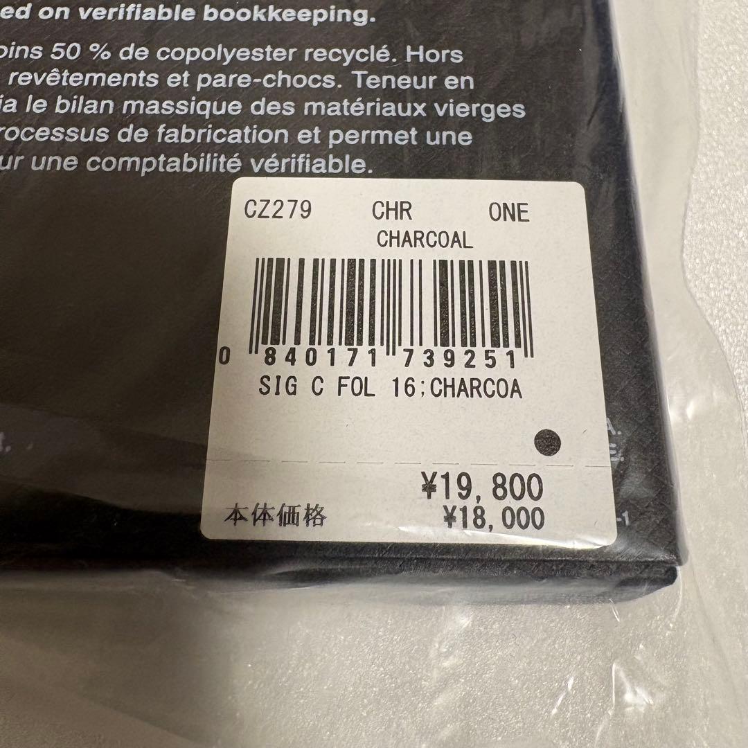 定価19800円　COACH　IPHONE16　手帳型　携帯ケース　　チャコール