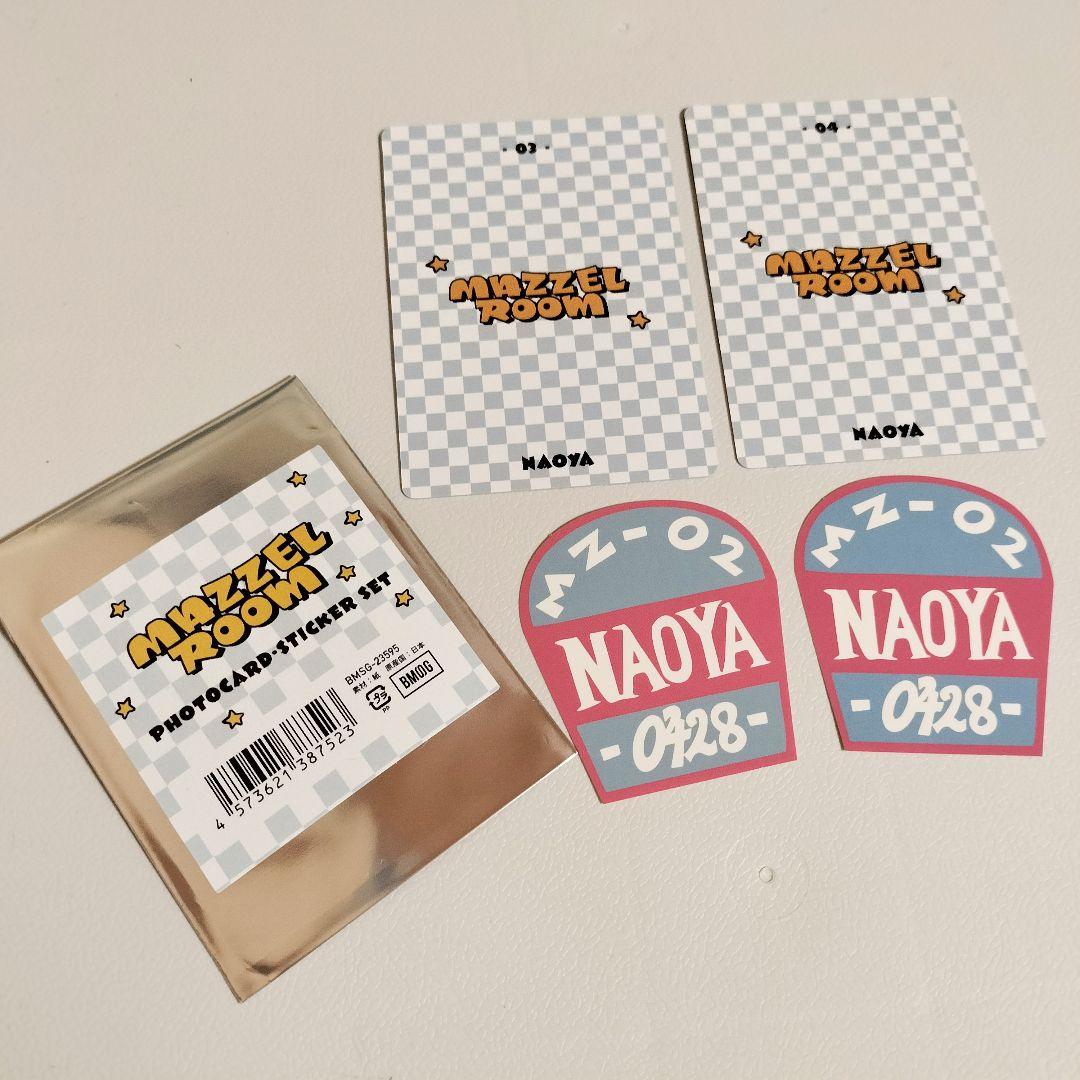 MAZZEL NAOYA ナオヤ まぜべや フォトカード ステッカー　セット