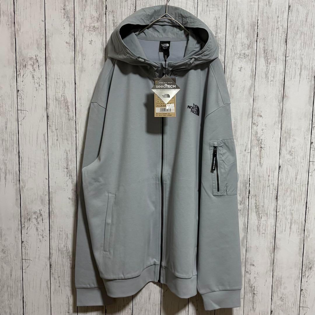 新品タグ付き ノースフェイス シードテックトレーニングジャケット 2XL グレー