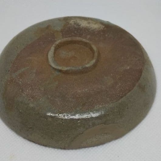 【お値下げ】骨董 無地唐津 平盃(向付)欠け有り