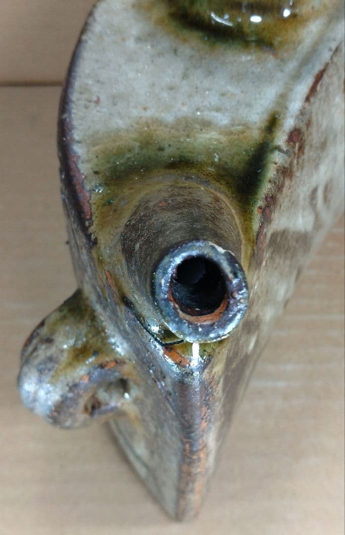 【本物保証】金城次郎 海老紋抱瓶 共箱 栞 人間国宝 壺屋焼 壷屋焼 美品