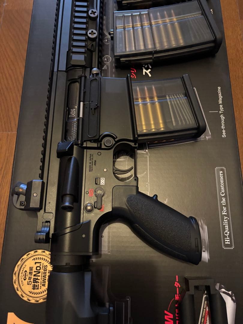 東京マルイ　次世代電動ガン HK417 マガジン2個、バッテリー・充電器付き
