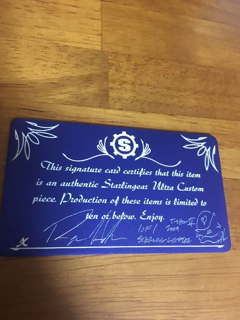 STARLINGEAR スターリンギア zippo 1of1 激レア