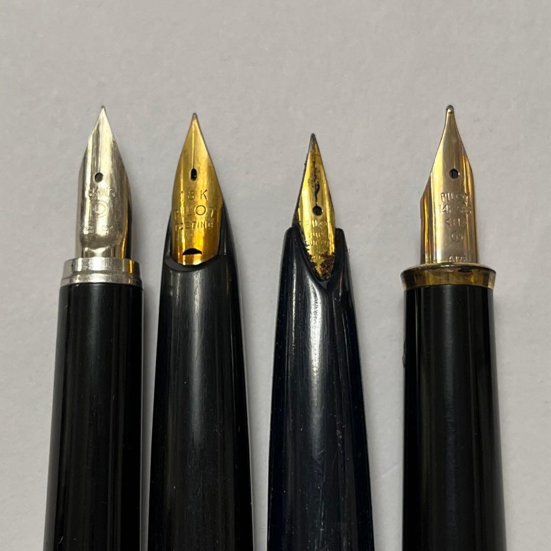 y*n様 万年筆　まとめ売り　パイロット　エリート　モンブラン　プラチナ　18k