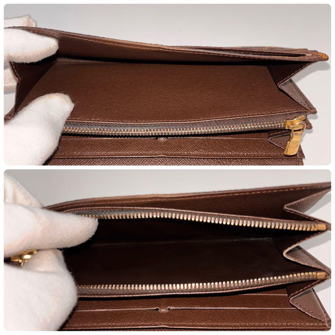 ✨ルイヴィトン✨ダミエ✨ポルトフォイユサラ 長財布 ブラウン