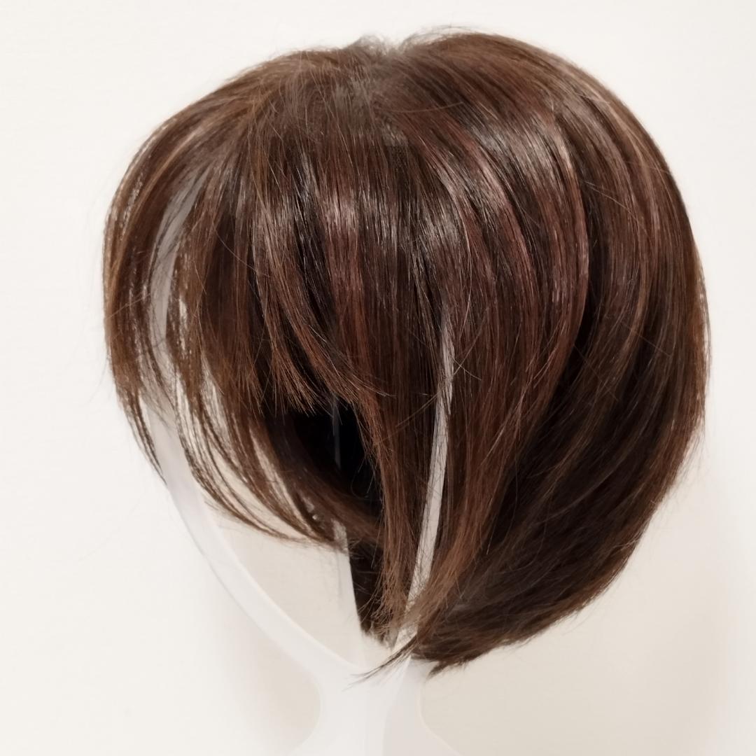 ショートフルウィッグ　人毛MIX ブラウンロゼ　ブライトララ　 新品未使用品