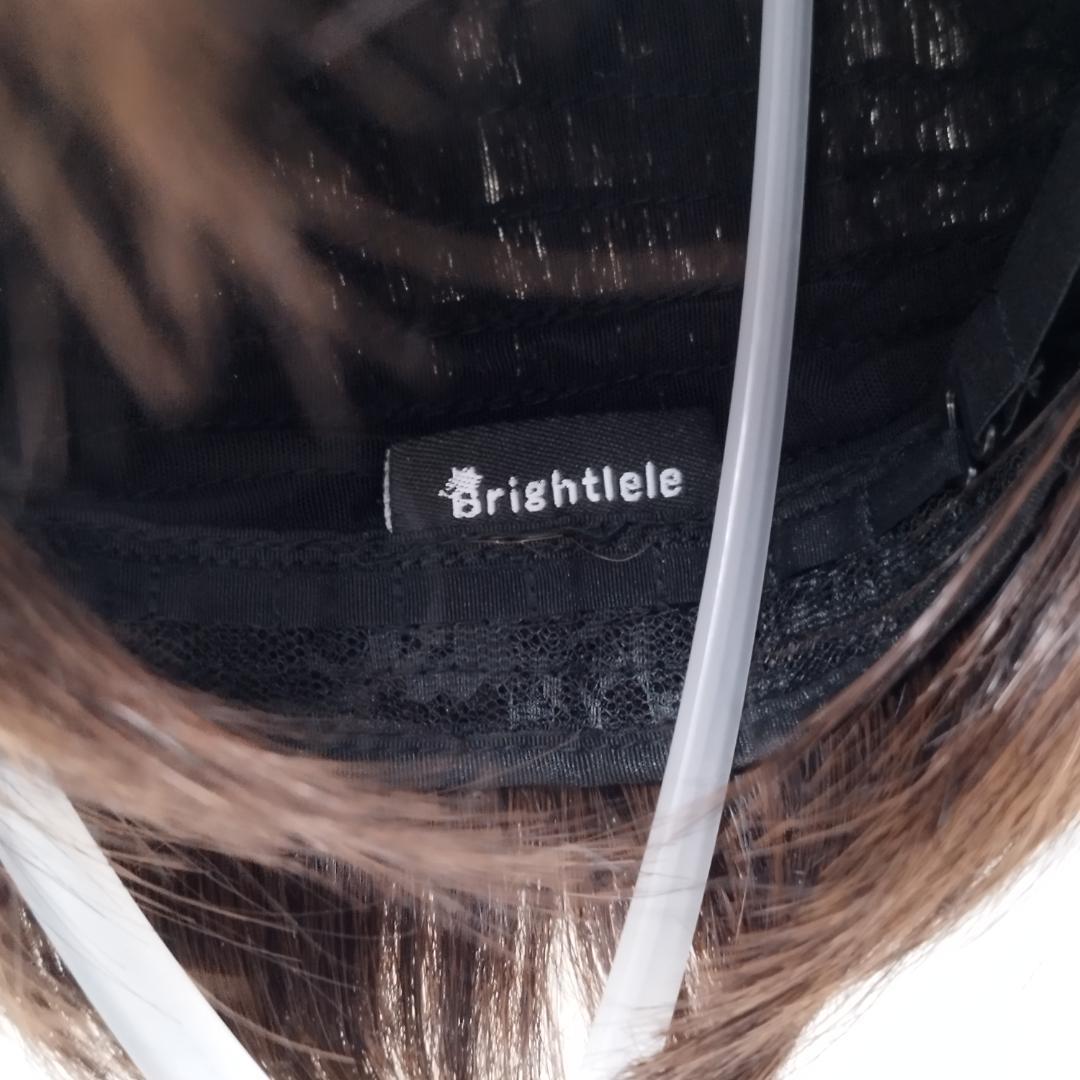 ショートフルウィッグ　人毛MIX ブラウンロゼ　ブライトララ　 新品未使用品