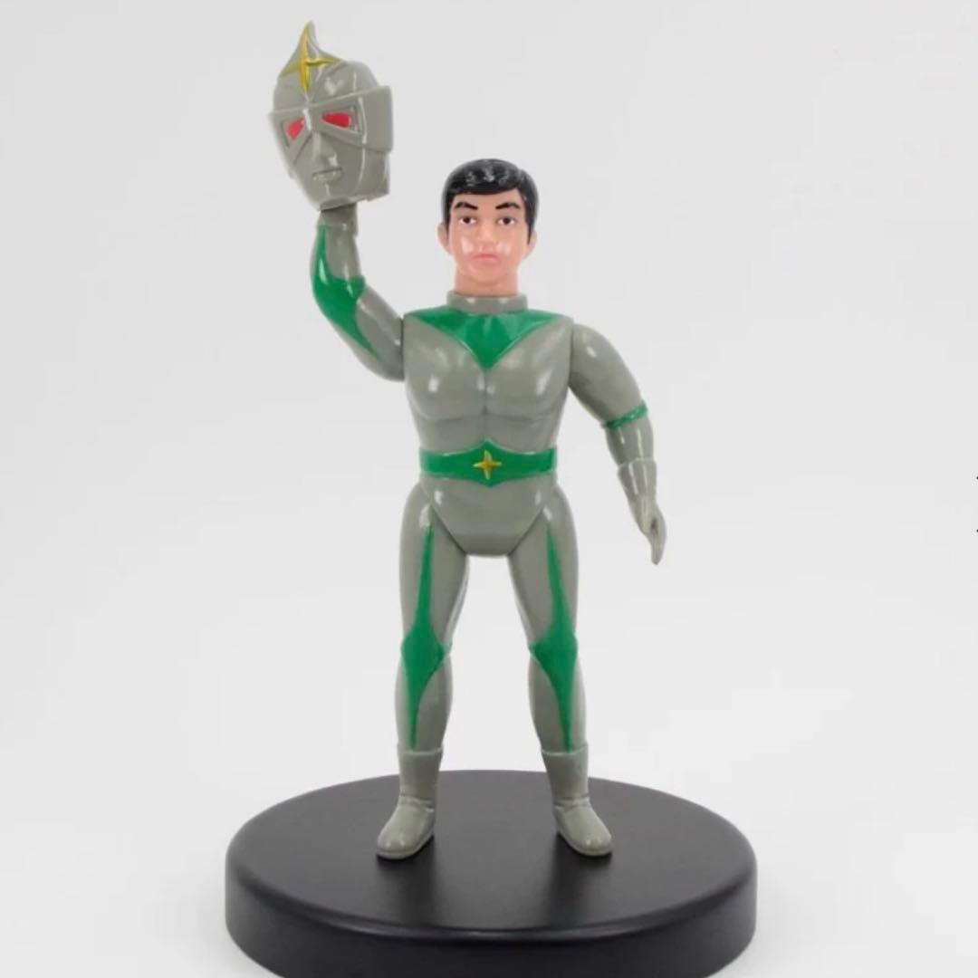 ソフビ　ミラーマン　ブルマァク　面取れ　マスク取れ