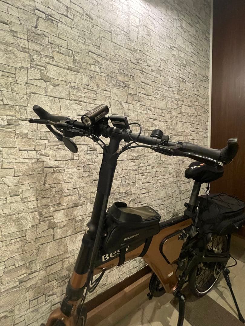 besv PSF1 電動アシスト自転車 ブラウン（カスタム品付）