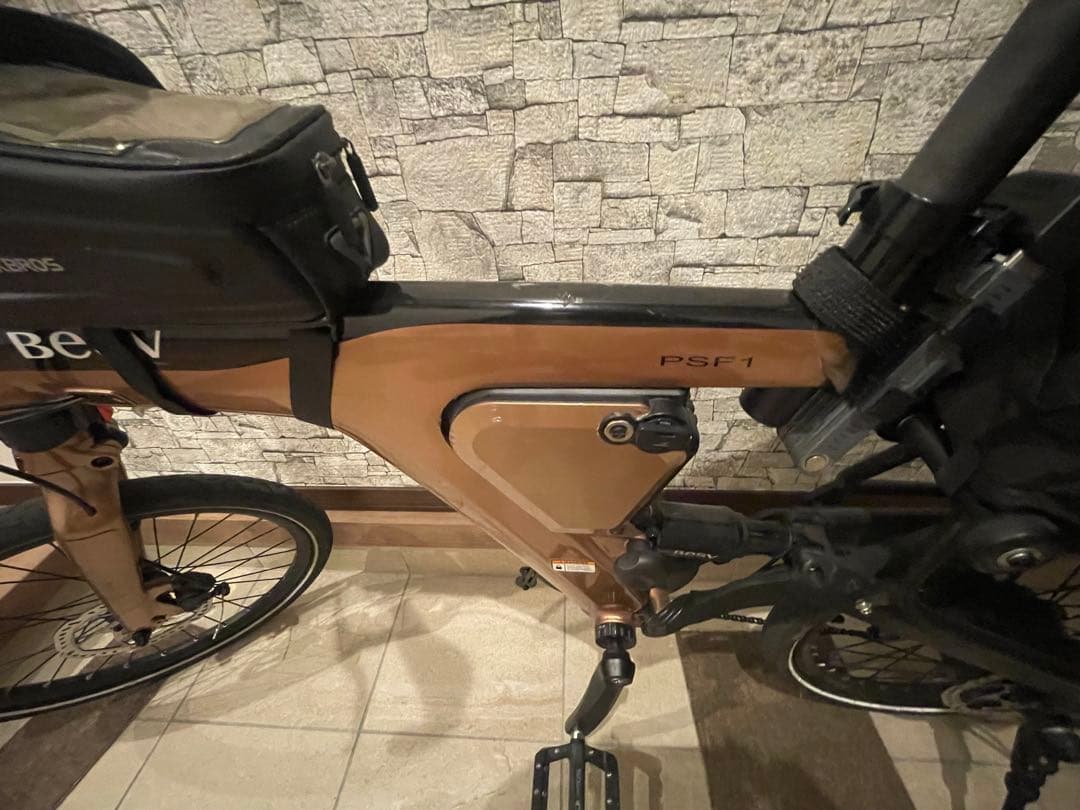 besv PSF1 電動アシスト自転車 ブラウン（カスタム品付）