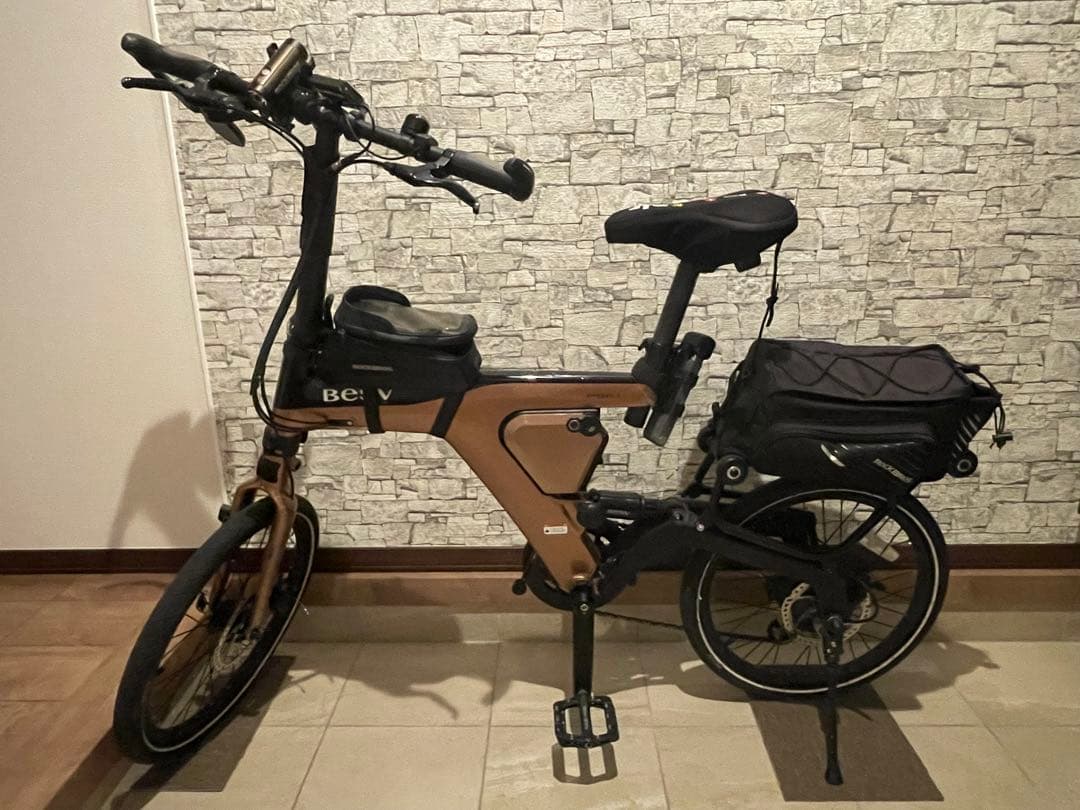 besv PSF1 電動アシスト自転車 ブラウン（カスタム品付）