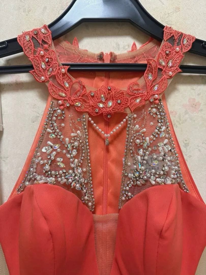 AngelR エンジェルアール オレンジドレス Mサイズ キャバドレス