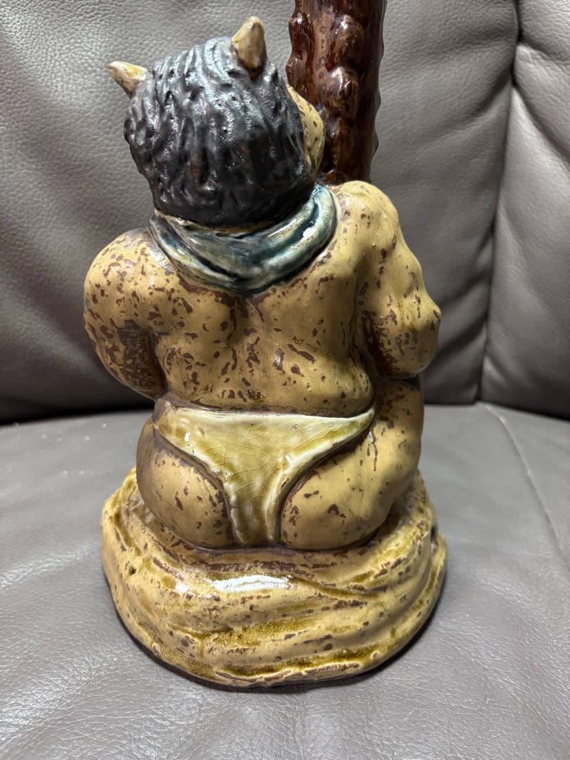 鬼と金棒　置物