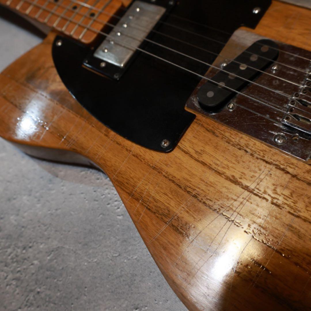 自作ノーブランドテレキャスター 超軽量 5弦ギター レリック キース・リチャーズ