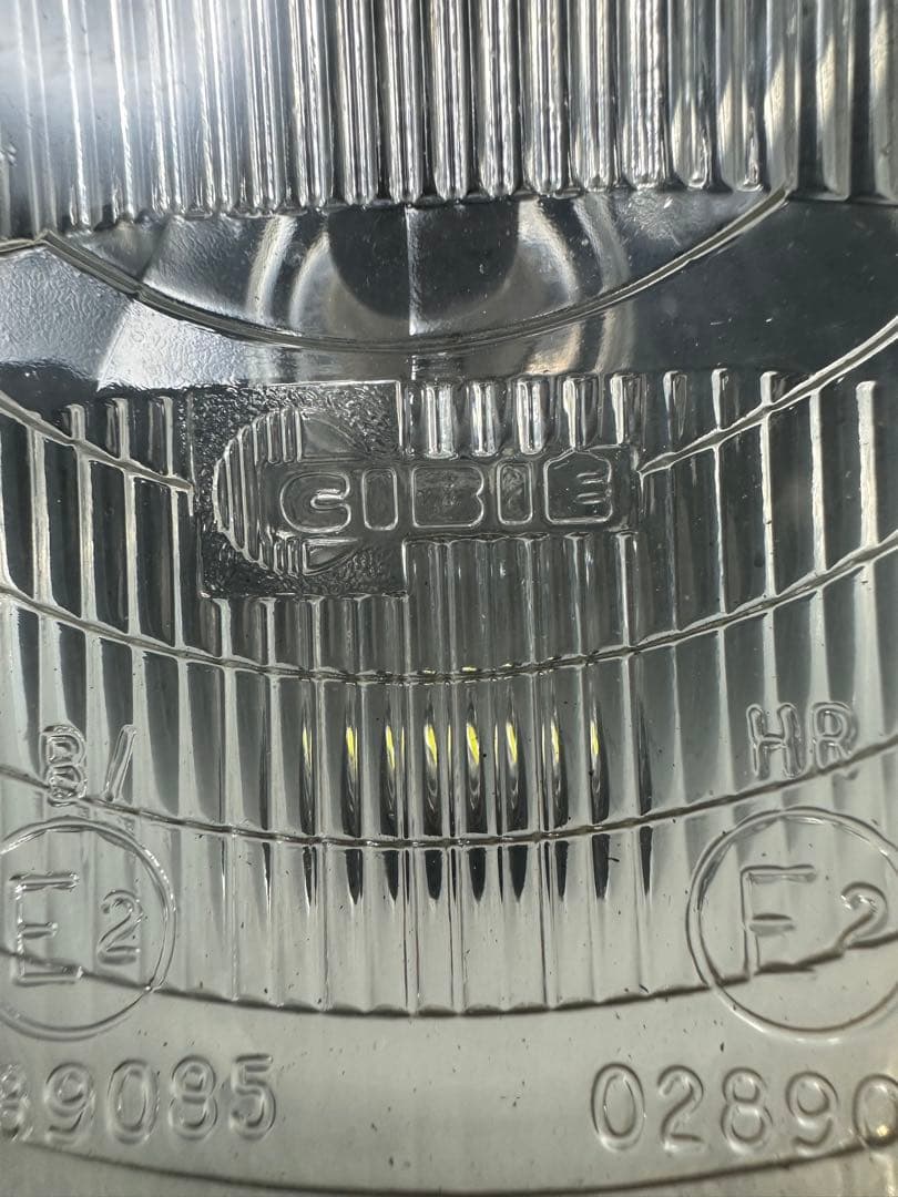 やま当時物シビエスーパーコンペ180π凹みレンズ付きCIBIE