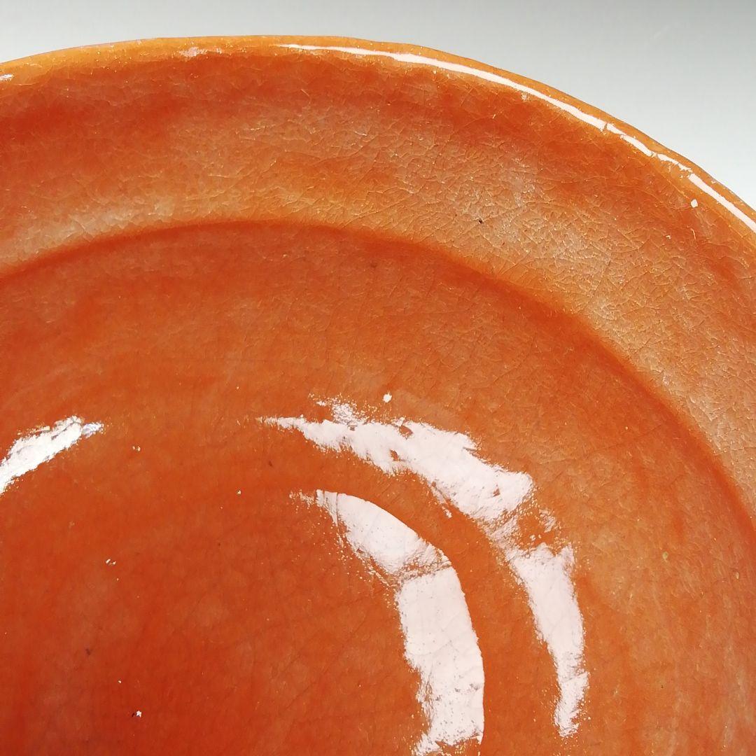 Ｔ３４６　茶碗　『赤楽茶碗』『佐々木松楽 造』　共箱　抹茶碗　茶道具