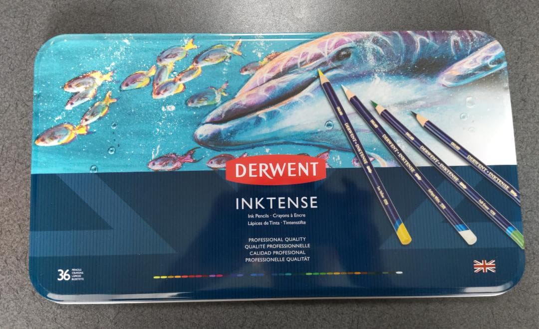 DERWENT INKTENSE 水彩色鉛筆 36色セット✨️おまけ付き