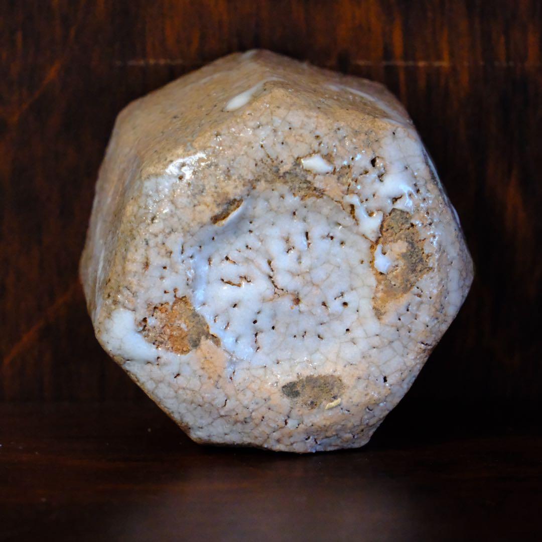 【8/30まで】川瀬隆一郎　ぐい呑み　井戸　七角盃　共箱　共布　栞付き