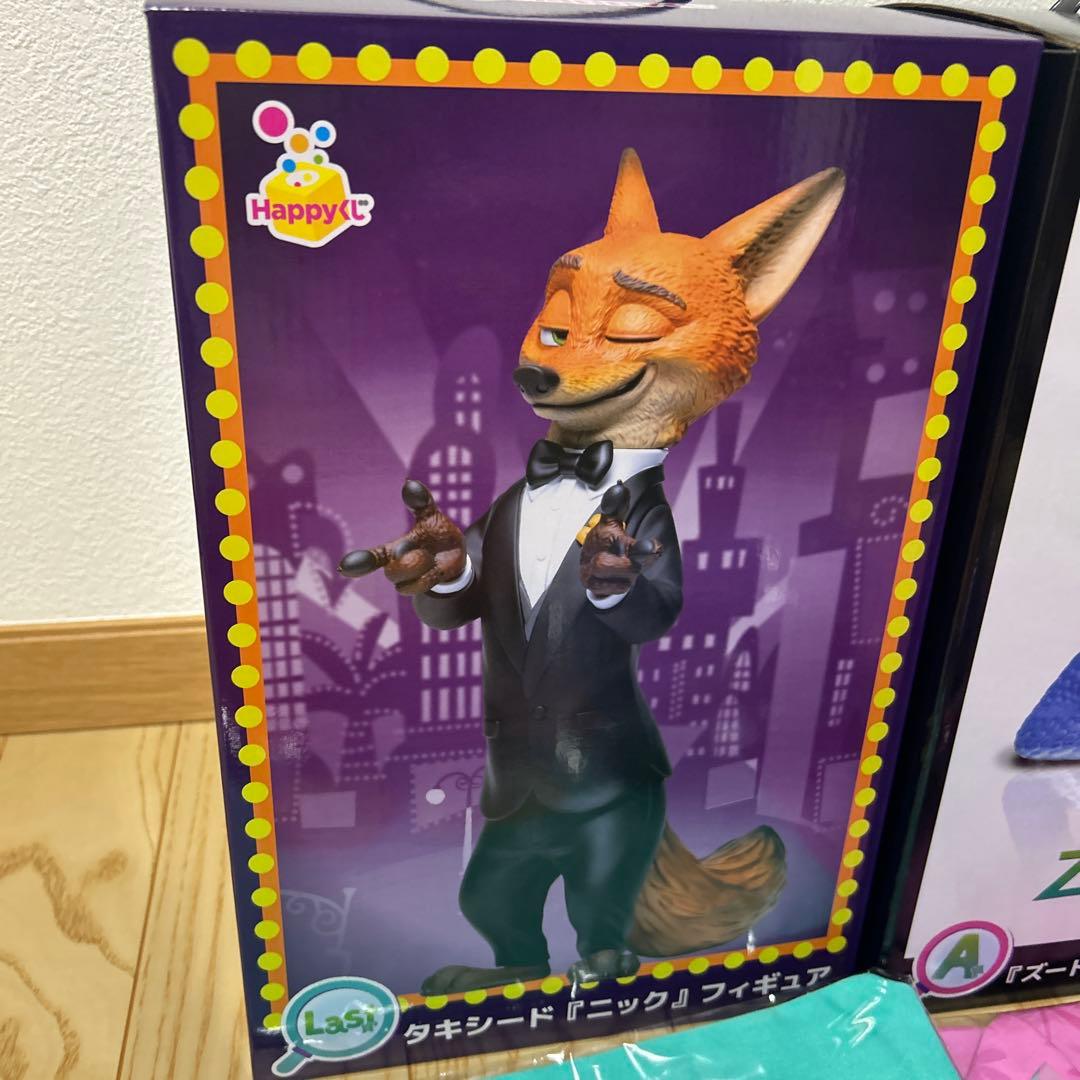 ズートピア2 ハッピーくじ　フィギュア　アロハシャツ　キャップ　他　まとめ