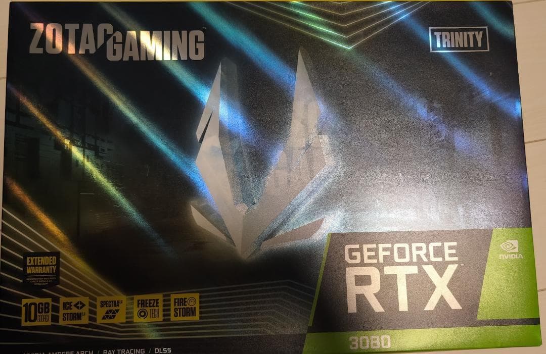 ZOTAC GAMING GeForce RTX 3080 Trinity未開封