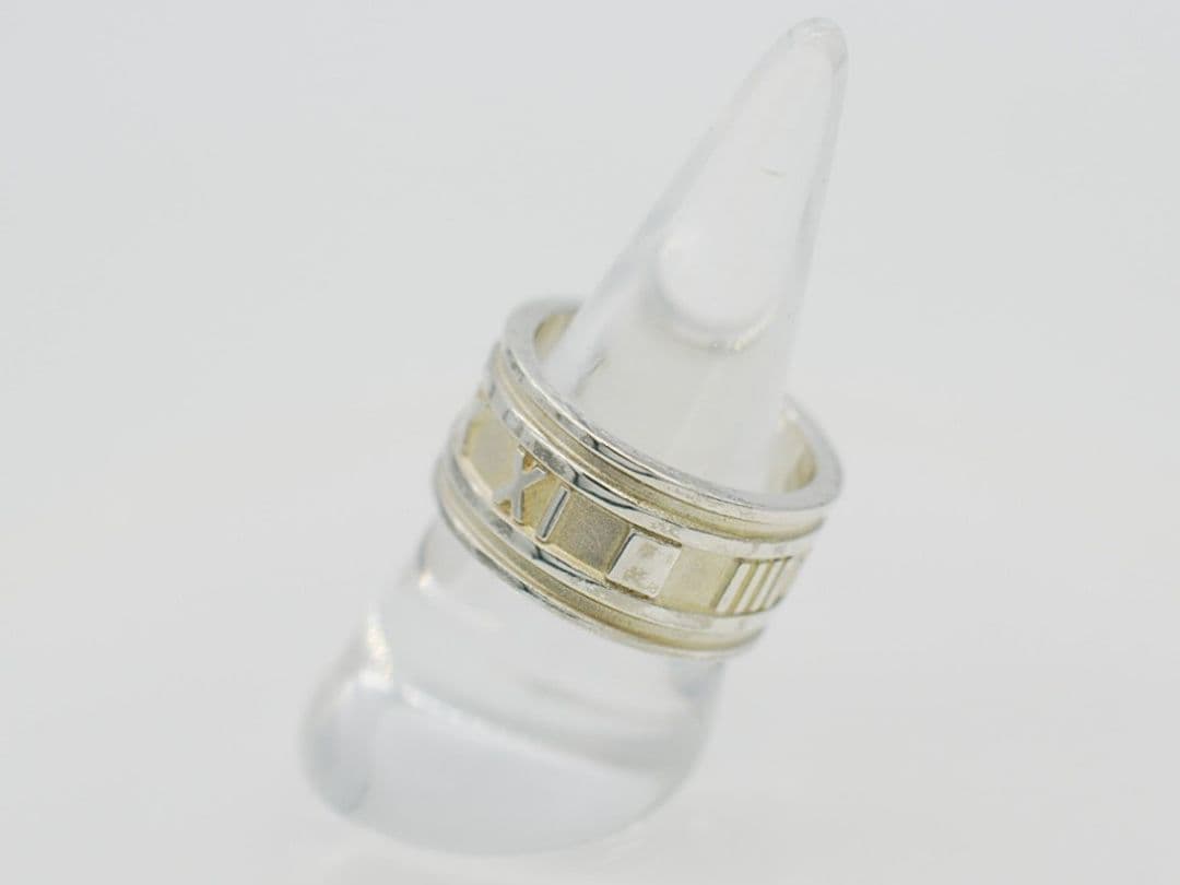 ティファニーTIFFANY＆CO.アトラス リング指輪スターリングシルバー17号