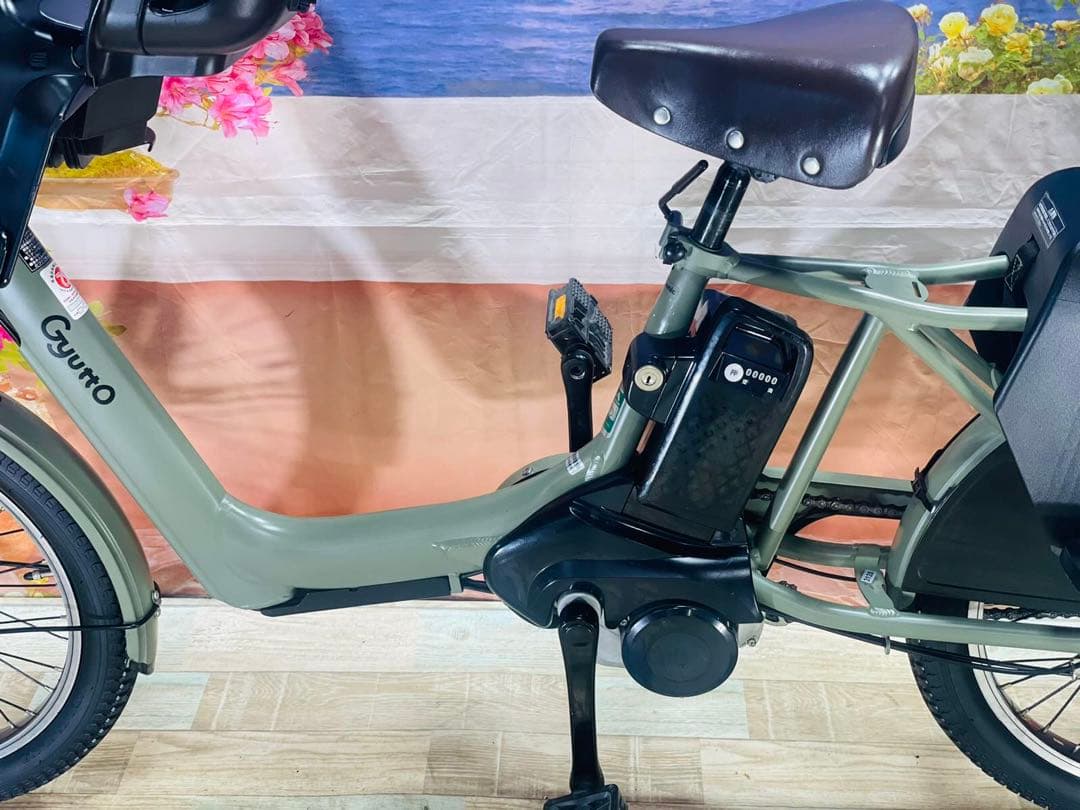 ギュットアニーズ⭐️16AH！パナソニック子供乗せ電動アシスト自転車Y3128