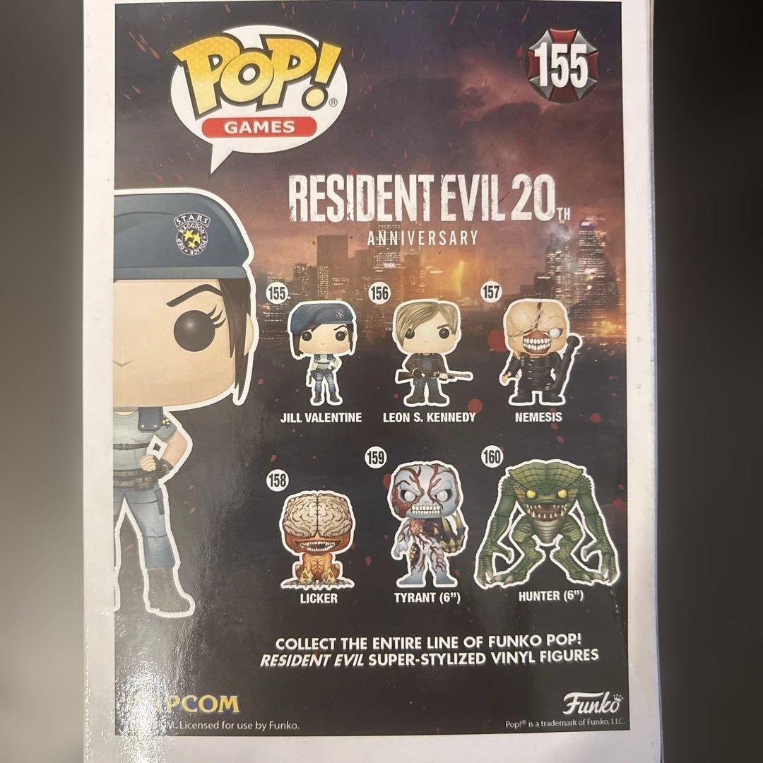 Funko pop! バイオハザード ジル・バレンタイン ファンコ